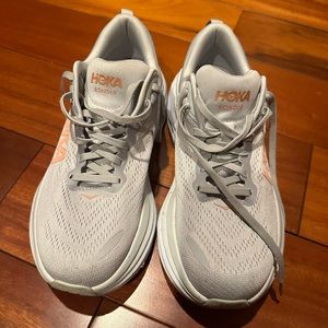 Hoka Bondi 8 - silver
Worn 5 times, and they don’t fit my feet after a surgery